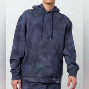 EUC-Rails Fulton Tie Dye Hoodie Sweatshirt Mens Blue Pullover